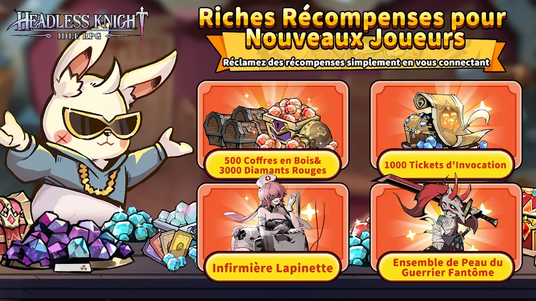 Headless Knight: Idle RPG screenshot 1