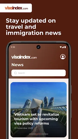 Visa Index screenshot 4