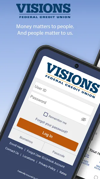 Visions FCU Mobile screenshot 1