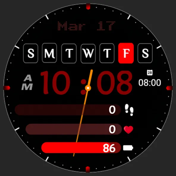 Modern Dashboard Watch Face 03 screenshot 27