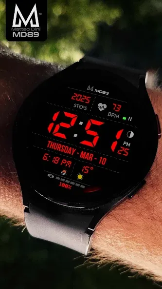 MD89 Minimal Digital watchface screenshot 6