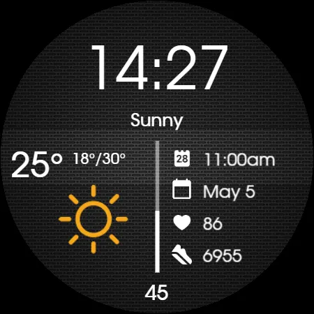 Digital Watchface D2 screenshot 22