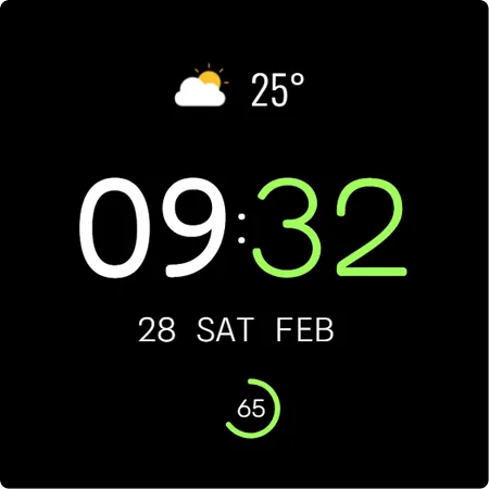 Minimal Watch Face screenshot 24