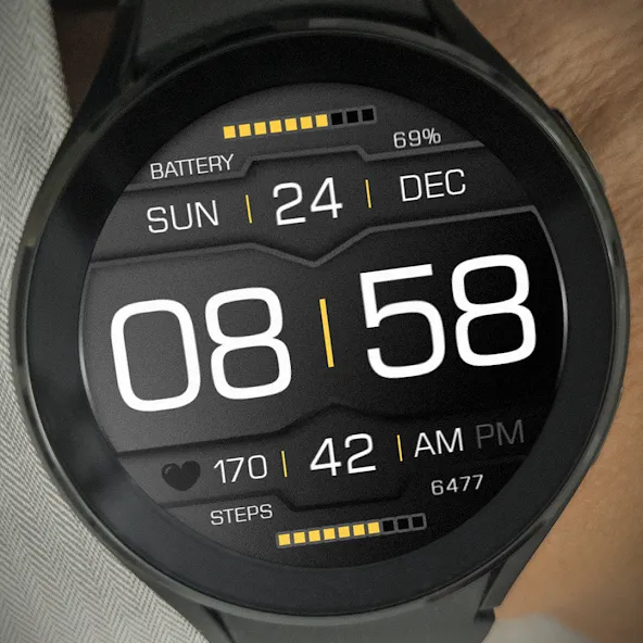 Key118 Digital Watch Face screenshot 8