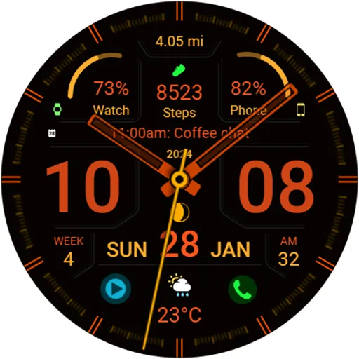 WFP 320 Hybrid watch face screenshot 48