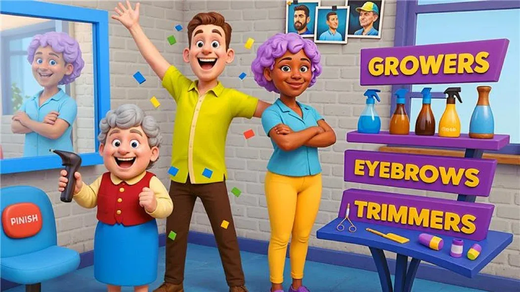 Shave n Stuff: Barber Game screenshot 5