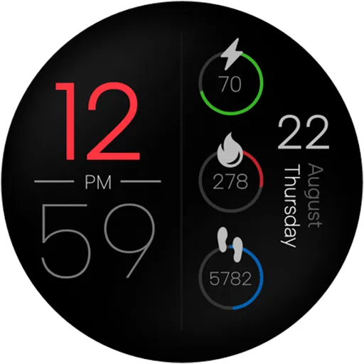 Digital Minimal Watch Face IO screenshot 18