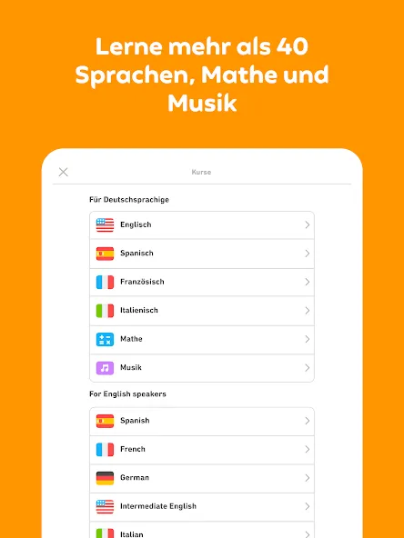 Duolingo: Sprachen & Schach screenshot 9