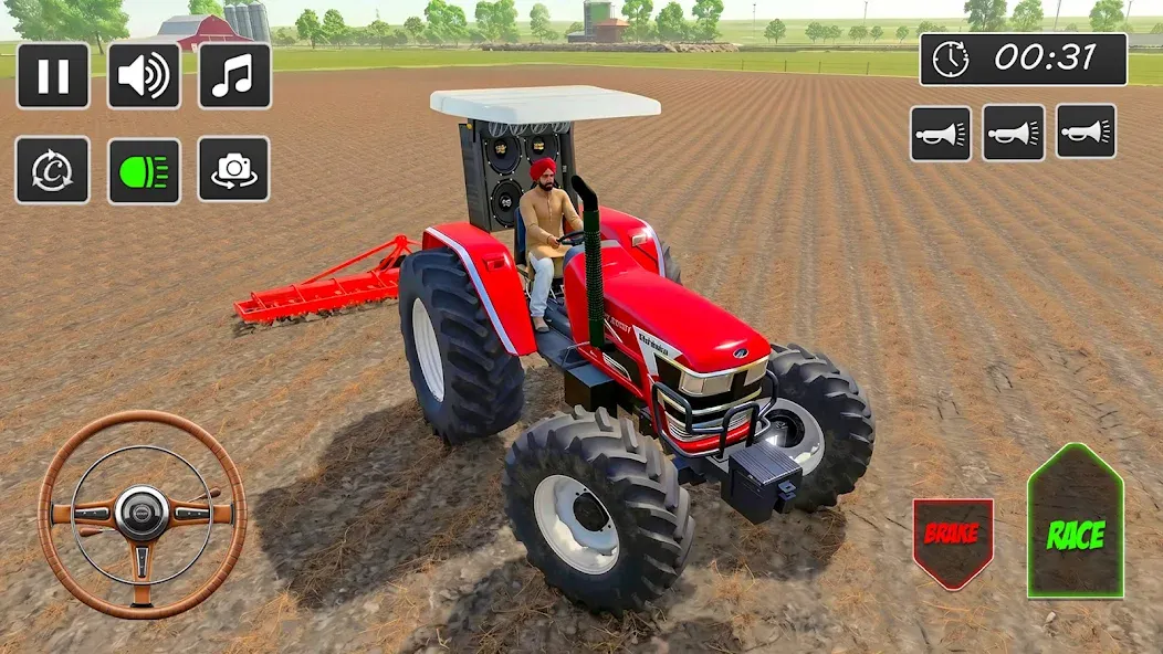 Real Farm Tractor Driving Game screenshot 1