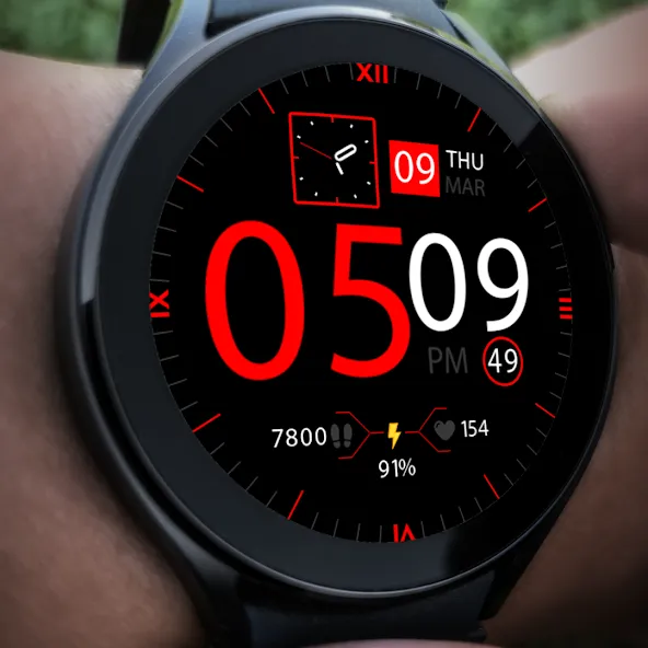 Key033 Hybrid Watch Face screenshot 5