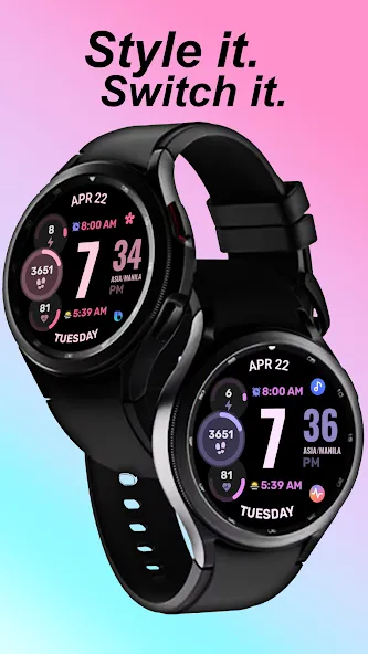 Active Wear Watchface 3 screenshot 1
