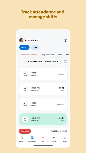 Zoho People - HR Management screenshot 2