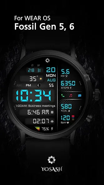 A445 Digital Health Face screenshot 6