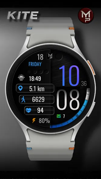 KITE - Digital Watch Face screenshot 4