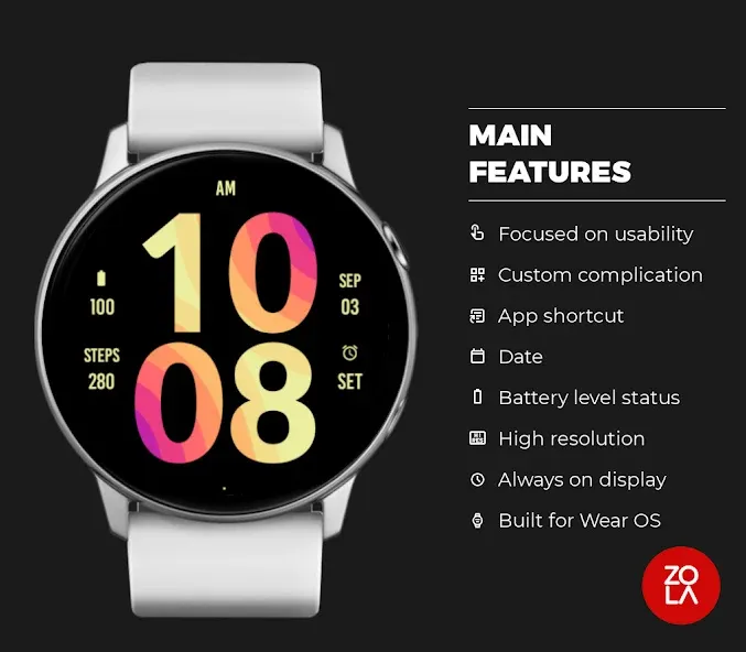Big Happy Watch Face screenshot 2