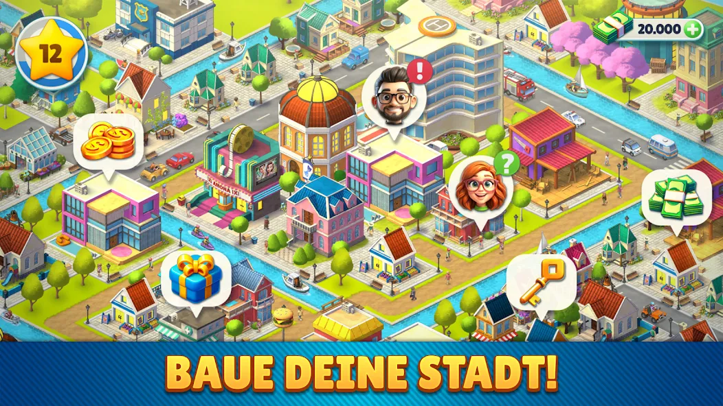 Cozy Town: Gestalte, Entspanne screenshot 3
