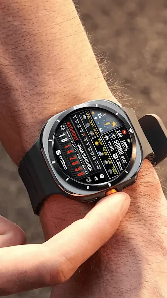 N-SPORT746 Digital Watch Face screenshot 2