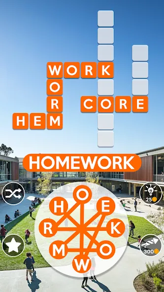 Wordscapes: Word puzzle game screenshot 1