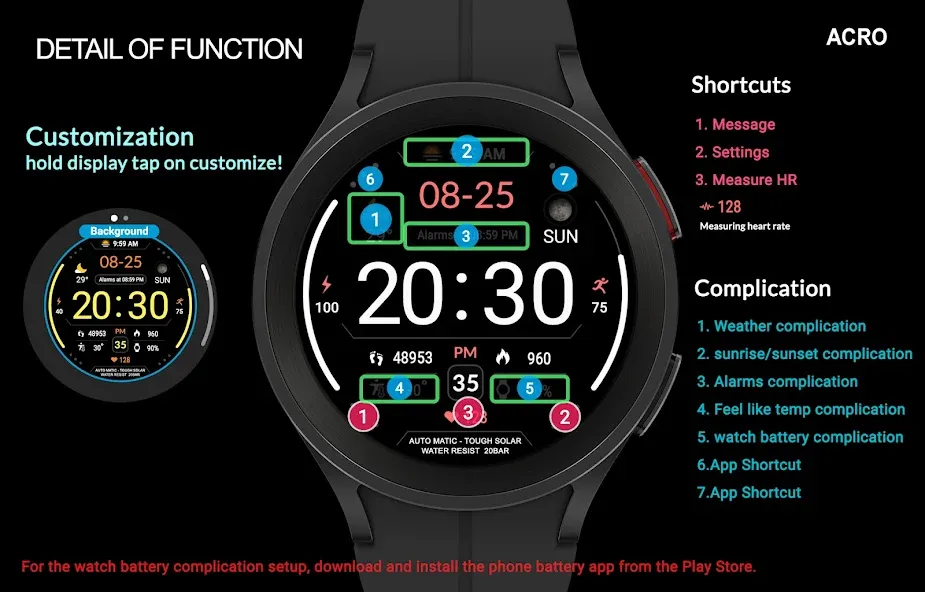 ACRO ACT G Watchface screenshot 5