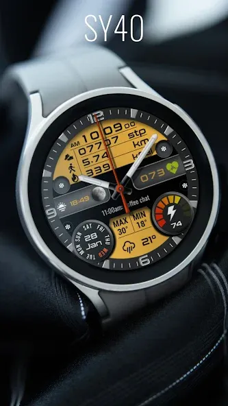 SY40 Watch Face for Wear OS screenshot 2