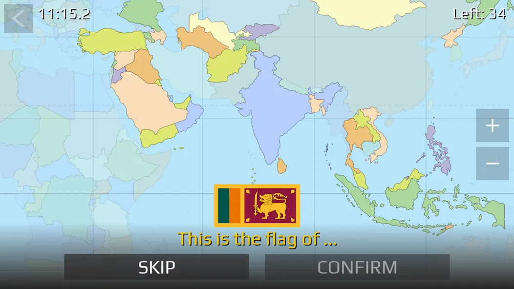 World Map Quiz screenshot 2