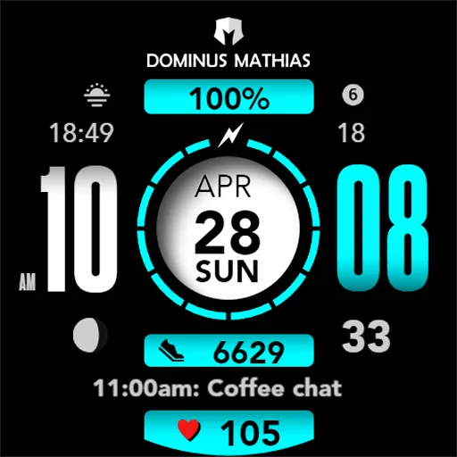 DM105 Futuristic Digital Watch screenshot 13