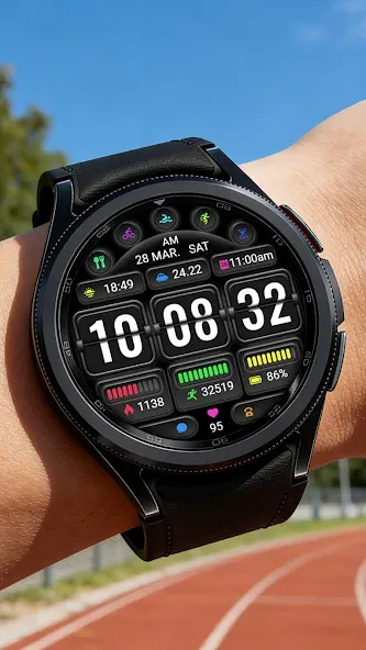 Page Turning Clock ZKin Watch screenshot 8