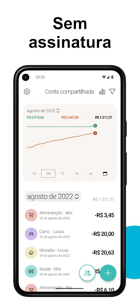 Monee - Finanças & Budget screenshot 1