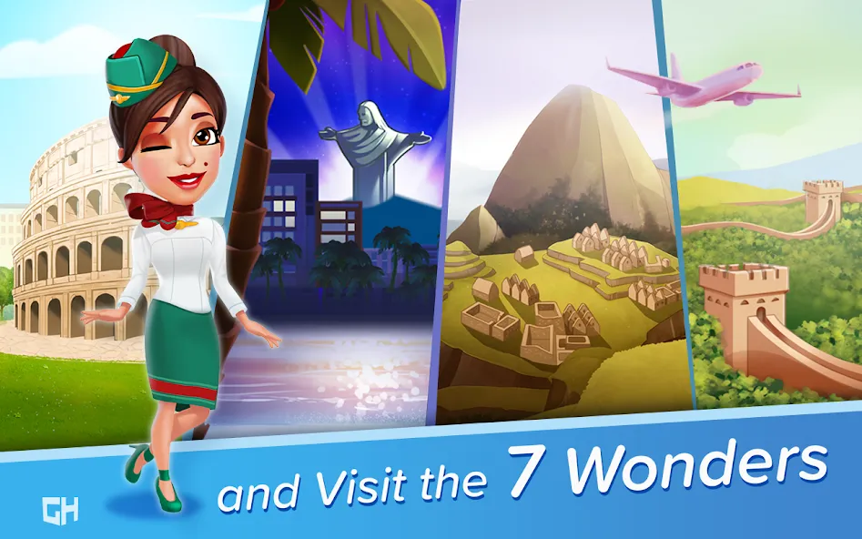 Amber's Airline - 7 Wonders screenshot 7