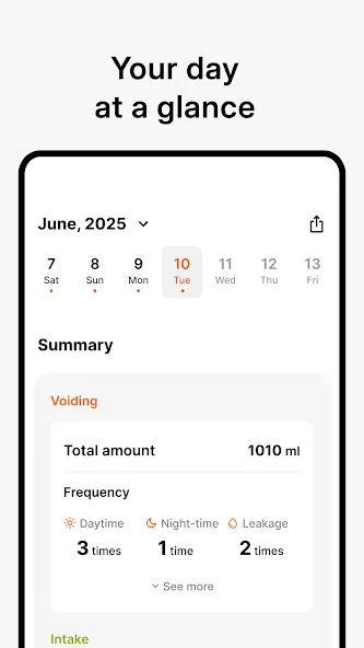 Bladderly: Smart Bladder Diary screenshot 5