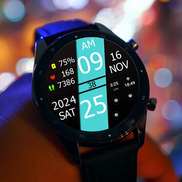 Key WF53 Digital Watch Face screenshot 2