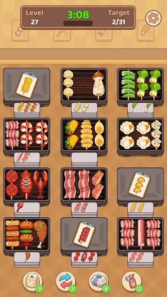 Food Skewer - Sort & Grill screenshot 5