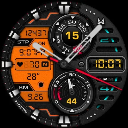 MD299 Analog watch face screenshot 17