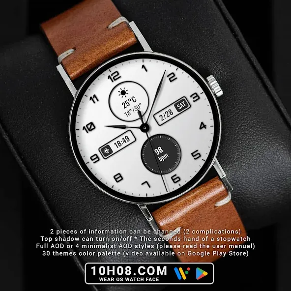 Watch face 10h08.com #136 screenshot 1