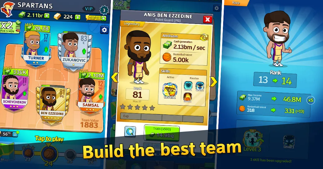Idle Five Basketball Tycoon screenshot 2