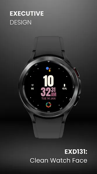 EXD131: Clean Watch Face screenshot 2