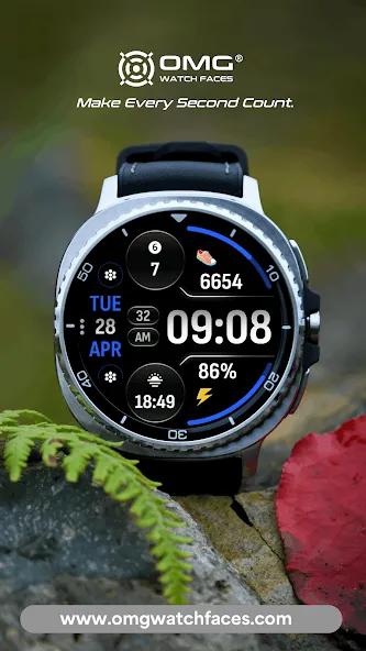 OMG 449 - Digital Watch Face screenshot 4