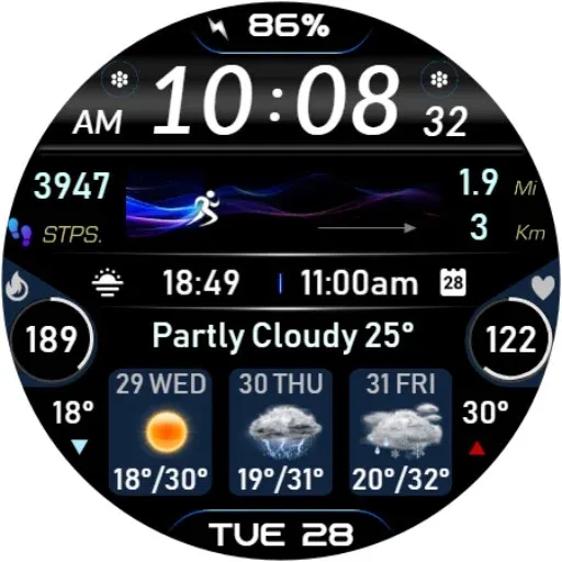 Modern Fitness Tracker IW20 screenshot 19