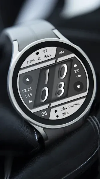 Diagonal Grey ZKin Watch screenshot 2