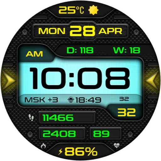 REDENTION Watch face screenshot 21