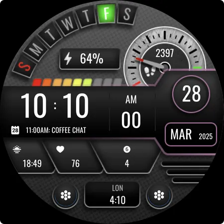 MJ168 Digital Sport Watch Face screenshot 28