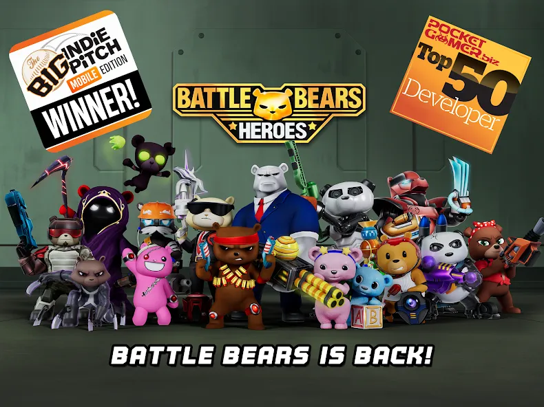 BATTLE BEARS HEROES Mini MOBA screenshot 9