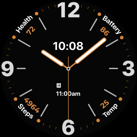 Midnight Mango Watchface screenshot 9