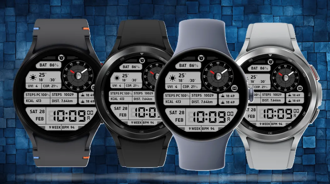 Retro Digital Watch Face screenshot 6
