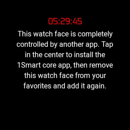 1Smart Classic watchface screenshot 1