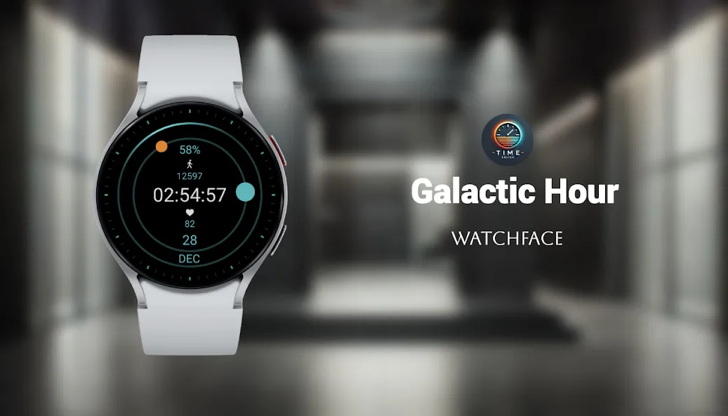 Galactic Hour Watch Face screenshot 1
