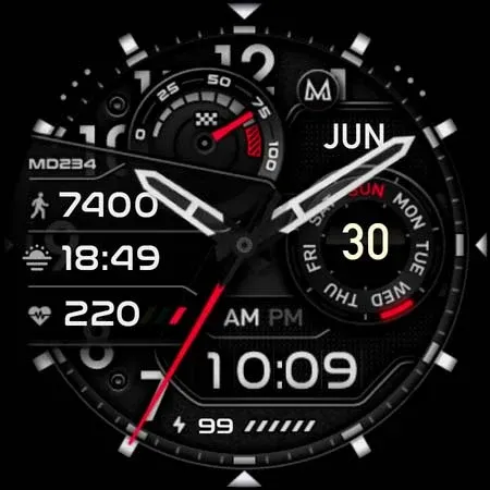 MD234 Analog watch face screenshot 8