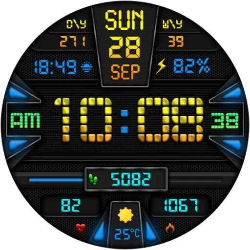 DIGI INTLANCE CTS61 Watch face screenshot 22