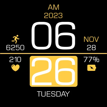 Key108 Digital Watch Face screenshot 25