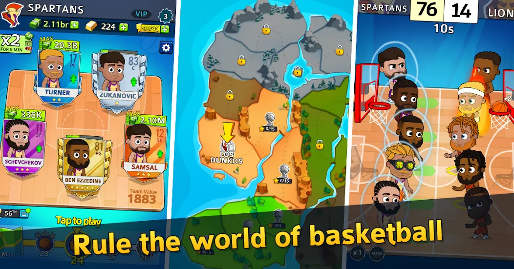 Idle Five Basketball Tycoon screenshot 1